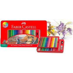 德國 Faber-Castell 輝柏 60色 油性色鉛筆(鐵盒裝115893) 德國 Faber-Castell 輝柏 60色 油性色鉛筆(鐵盒裝115893)