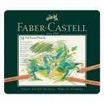德國 Faber-Castell 輝柏 藝術家級粉彩筆24色/鐵盒（112124）