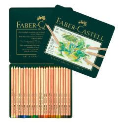 德國 Faber-Castell 輝柏 藝術家級粉彩筆24色/鐵盒(112124) 德國 Faber-Castell 輝柏 藝術家級粉彩筆24色/鐵盒(112124)