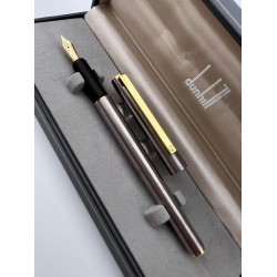 =庫存新品=  已絕版  Dunhill 登喜路 不鏽鋼桿 14K金筆尖  F尖 (#CP9120) =庫存新品=  已絕版  Dunhill 登喜路 不鏽鋼桿 14K金筆尖  F尖 (#CP9120)