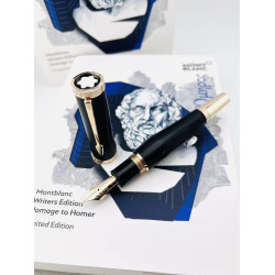 ☆中古美品☆  MONTBLANC 萬寶龍  2018年 文學家系列 Homage to Homer 荷馬 ( 8成新 F尖）