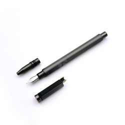 臺灣 SKB 文明鋼筆 【RS-101】變幻雙用筆 鋼筆/鋼珠筆 「槍黑色」 臺灣 SKB 文明鋼筆 【RS-101】變幻雙用筆 鋼筆/鋼珠筆 「槍黑色」