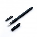 臺灣 SKB 文明鋼筆 【RS-101】變幻雙用筆 鋼筆/鋼珠筆 「黑色」