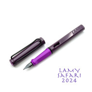 德國 Lamy Safari 狩獵系列 2024 限定色 亮面 鋼筆(黑莓紫羅蘭) 德國 Lamy Safari 狩獵系列 2024 限定色 亮面 鋼筆(黑莓紫羅蘭)