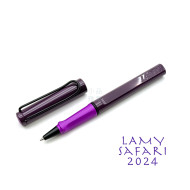 德國 LAMY SAFARI 狩獵系列 2024 限定色 亮面 鋼珠筆(黑莓紫羅蘭) 德國 LAMY SAFARI 狩獵系列 2024 限定色 亮面 鋼珠筆(黑莓紫羅蘭)