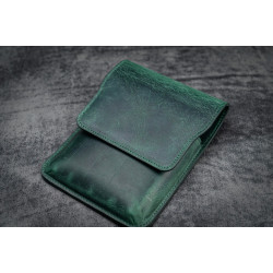 土耳其 Galen Leather 蓋倫皮革 5支入 上掀磁吸式 筆套(綠色)  土耳其 Galen Leather 蓋倫皮革 5支入 上掀磁吸式 筆套(綠色)