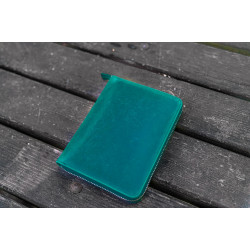 土耳其 Galen Leather 蓋倫皮革 5支入 拉鍊式 A6筆記本套 筆套 (瘋馬皮森林綠)  土耳其 Galen Leather 蓋倫皮革 5支入 拉鍊式 A6筆記本套 筆套 (瘋馬皮森林綠)