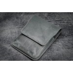 土耳其 Galen Leather 蓋倫皮革 5支入 上掀磁吸式 筆套（灰色） 