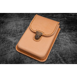 土耳其 Galen Leather 蓋倫皮革 5支入 復古銅釦 筆套(原皮色)  土耳其 Galen Leather 蓋倫皮革 5支入 復古銅釦 筆套(原皮色)
