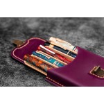 土耳其 Galen Leather 蓋倫皮革 5支入 復古銅釦 筆套（紫色） 