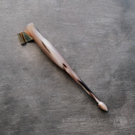 Full White Buffalo Horn Oblique Pen Holder Full White Buffalo Horn Oblique Pen Holder