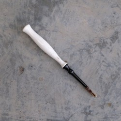 White Antler and Ebony The Queen Finial Straight Pen Holder