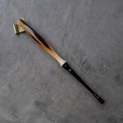 琥珀水牛角和黑檀木沾水筆斜桿 琥珀水牛角和黑檀木沾水筆斜桿