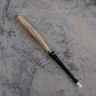 White Horn and Ebony The Queen Finial Straight Pen Holder White Horn and Ebony The Queen Finial Straight Pen Holder