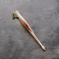 Full White Buffalo Horn Oblique Pen Holder Full White Buffalo Horn Oblique Pen Holder