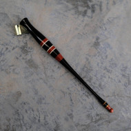 Tamblyn Replica with Camwood Burl Finial Oblique Pen Holder Tamblyn Replica with Camwood Burl Finial Oblique Pen Holder