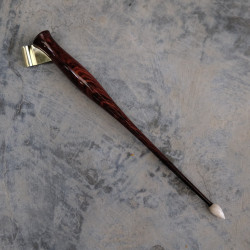 Kingwood And Antler Finial Oblique Pen Holder Kingwood And Antler Finial Oblique Pen Holder