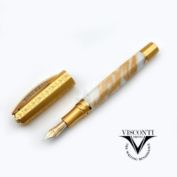 義大利 Visconti Medici 麥地奇家族 Magnifico  Calacatta Marble 卡拉卡塔大理石 全球限量188支 18K 鋼筆 義大利 Visconti Medici 麥地奇家族 Magnifico  Calacatta Marble 卡拉卡塔大理石 全球限量188支 18K 鋼筆