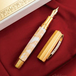 義大利 Visconti Medici 麥地奇家族 Magnifico  Calacatta Marble 卡拉卡塔大理石 全球限量188支 18K 鋼筆 義大利 Visconti Medici 麥地奇家族 Magnifico  Calacatta Marble 卡拉卡塔大理石 全球限量188支 18K 鋼筆