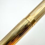 =庫存新品= SHEAFFER 西華 TARGA 鍍金 直條紋 14K 澳洲製 鋼筆/原子筆對筆 
