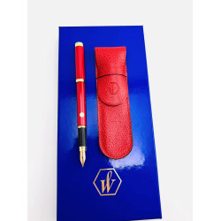 =庫存新筆= WATERMAN 水人CHAR ROUGE  Lady Pen 鋼筆 (紅) =庫存新筆= WATERMAN 水人CHAR ROUGE  Lady Pen 鋼筆 (紅)