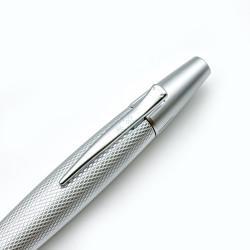 德國 Faber-Castell 輝柏 E-Motion系列 銀色雕紋 1.4mm 霧銀 旋轉鉛筆 (138676) 德國 Faber-Castell 輝柏 E-Motion系列 銀色雕紋 1.4mm 霧銀 旋轉鉛筆 (138676)