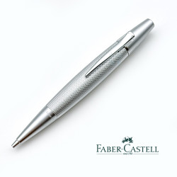 德國 Faber-Castell 輝柏 E-Motion系列 銀色雕紋 1.4mm 霧銀 旋轉鉛筆 (138676) 德國 Faber-Castell 輝柏 E-Motion系列 銀色雕紋 1.4mm 霧銀 旋轉鉛筆 (138676)