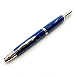日本 PILOT 百樂 Capless  18k 鋼筆 (深藍桿銀夾) 日本 PILOT 百樂 Capless  18k 鋼筆 (深藍桿銀夾)