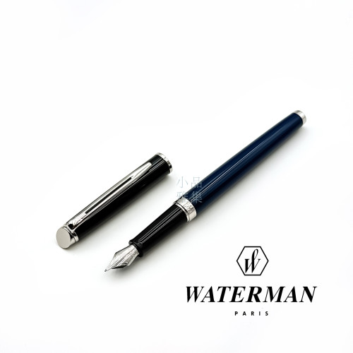 法國 Waterman 雋雅系列 鋼筆(藍黑配)