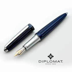 德國 DIPLOMAT 迪波曼 AERO 太空梭 鋼筆(午夜藍 14K金尖) 德國 DIPLOMAT 迪波曼 AERO 太空梭 鋼筆(午夜藍 14K金尖)