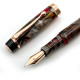 臺灣 OPUS 88 Harmony 系列 滴入式鋼筆（大理石紅灰）