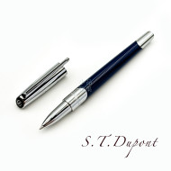 法國 S.T. Dupont 都彭  Defi Milenium 系列 鋼珠筆(海軍藍銀夾) 法國 S.T. Dupont 都彭  Defi Milenium 系列 鋼珠筆(海軍藍銀夾)
