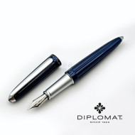 德國 DIPLOMAT 迪波曼 AERO 太空梭 鋼筆(午夜藍 不銹鋼尖) 德國 DIPLOMAT 迪波曼 AERO 太空梭 鋼筆(午夜藍 不銹鋼尖)