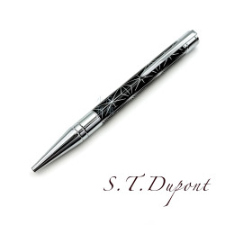 法國 S.T. DUPONT 都彭 D-INITIAL FIRE X系列 原子筆(亮鉻黑紋) 法國 S.T. DUPONT 都彭 D-INITIAL FIRE X系列 原子筆(亮鉻黑紋)