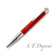 法國 S.T. Dupont 都彭 D-Initial 系列 原子筆（亮鉻紅）