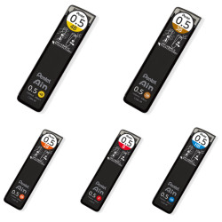 日本 pentel 飛龍牌 自動鉛筆 筆芯 0.5mm (五種濃度) 日本 pentel 飛龍牌 自動鉛筆 筆芯 0.5mm (五種濃度)