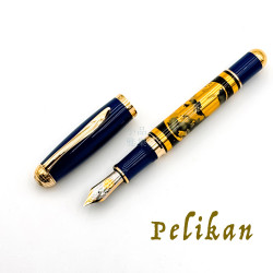 德國 百利金 Pelikan  限量款 M1000 Blue Planet  藍色星球 18C金 鋼筆  德國 百利金 Pelikan  限量款 M1000 Blue Planet  藍色星球 18C金 鋼筆