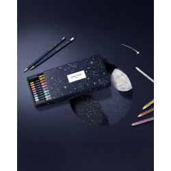 CARAN D'ACHE 卡達 2024聖誕 COSMIC BLUE 宇宙星河色彩綜合套裝組  CARAN D'ACHE 卡達 2024聖誕 COSMIC BLUE 宇宙星河色彩綜合套裝組