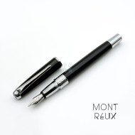 臺灣 MONTREUX 夢多 T7雕花 霧黑桿 鋼筆(頂冠歡迎客製化) 臺灣 MONTREUX 夢多 T7雕花 霧黑桿 鋼筆(頂冠歡迎客製化)
