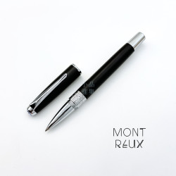 臺灣 MONTREUX 夢多 T7雕花 霧黑桿 鋼珠筆(頂冠歡迎客製化) 臺灣 MONTREUX 夢多 T7雕花 霧黑桿 鋼珠筆(頂冠歡迎客製化)