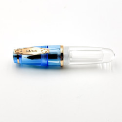 末匠 MAJOHN Q3 滴入式上墨 小胖短鋼筆 (透明藍) 末匠 MAJOHN Q3 滴入式上墨 小胖短鋼筆 (透明藍)