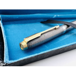 ☆典藏老筆☆ 派克 Parker 75 純銀格 鋼筆 14K XF尖 ( #GH-1700K 近新品)  ☆典藏老筆☆ 派克 Parker 75 純銀格 鋼筆 14K XF尖 ( #GH-1700K 近新品)