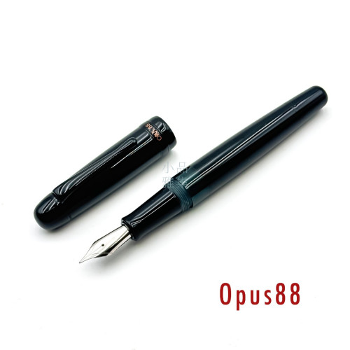 臺灣 OPUS 88 爵士 Jazz 系列 滴入式鋼筆(純粹黑夜)