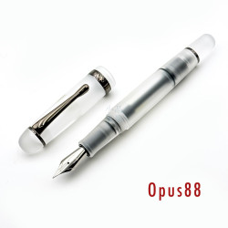 臺灣 OPUS 88 爵士 Jazz 系列 滴入式鋼筆(霧透黑夾) 臺灣 OPUS 88 爵士 Jazz 系列 滴入式鋼筆(霧透黑夾)