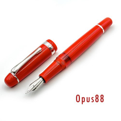 臺灣 OPUS 88 爵士 Jazz 系列 滴入式鋼筆(純粹紅日) 臺灣 OPUS 88 爵士 Jazz 系列 滴入式鋼筆(純粹紅日)