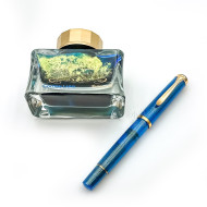 德國 PELIKAN 百利金 CLASSIC M200  Golden Lapis  青金石 鋼筆+墨水禮盒組  德國 PELIKAN 百利金 CLASSIC M200  Golden Lapis  青金石 鋼筆+墨水禮盒組