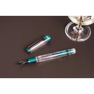 臺灣 TWSBI 三文堂 DIAMOND #580 AL R透明 活塞鋼筆 (加勒比海藍&黑鈦)  臺灣 TWSBI 三文堂 DIAMOND #580 AL R透明 活塞鋼筆 (加勒比海藍&黑鈦)