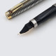  ☆典藏老筆☆派克 PARKER 75 純銀格 14K 鋼筆 （ 全新品 PAR033) 