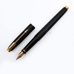 『庫存新品』  派克 75 霧黑桿 鋼筆 14K金  F尖 