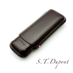 S.T. Dupont 都彭 兩支裝厚皮 雙用 雪茄套/ 筆套 -棕色 (183141) S.T. Dupont 都彭 兩支裝厚皮 雙用 雪茄套/ 筆套 -棕色 (183141)